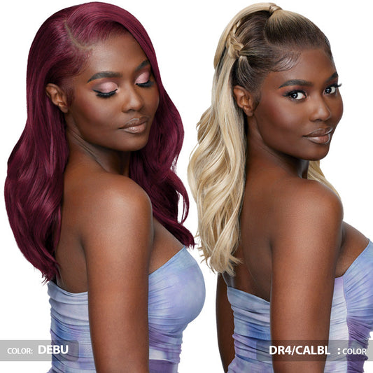 Outre Airtied Glueless Human Hair Blend 13x6 HD Lace Front Wig - LOOSE BODY WAVE 18" - 100% Fully Hand-Tied Alexwigs