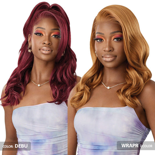Outre Airtied Glueless Human Hair Blend 13x6 HD Lace Front Wig - HHB-NATURAL WAVE 20" Alexwigs