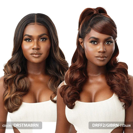 Outre 100% Human Hair Blend Glueless 360 HD 13x6 Hand-Tied Lace Wig - MAXIMINA Alexwigs