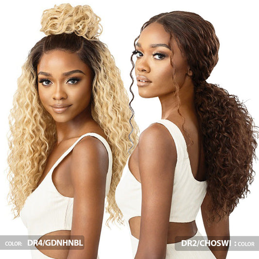Outre 360 Frontal Lace 100% Human Hair Blend 13X6 HD Lace Front Wig - ROSHAN Alexwigs