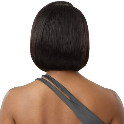 Outre My Tresses Black Label Premium 100% Unprocessed Human Hair HD 13x4 Lace Front Wig - HH-VIRGIN STRAIGHT BOB 10" Alexwigs