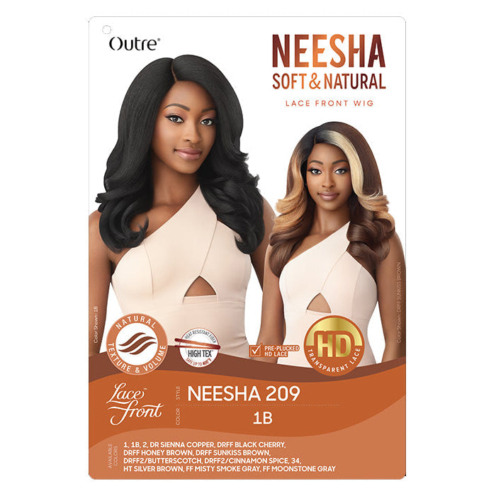 Outre Neesha Soft & Natural HD Lace Front Wig - NEESHA 209 Alexwigs