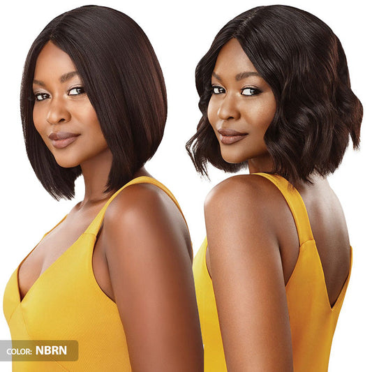 Outre 100% Unprocessed Human Hair Lace Part Daily Wig - STRAIGHT BOB Alexwigs