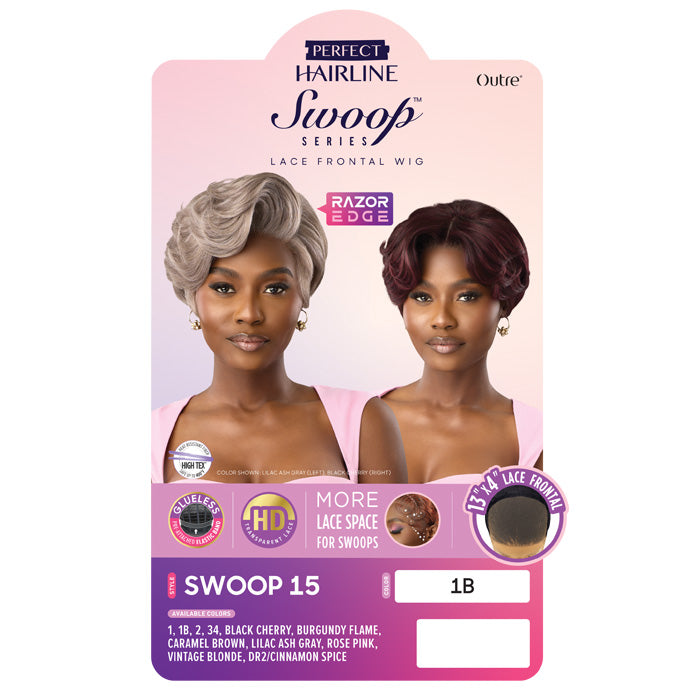 Swoop Series Perfect Hairline By Outre Glueless HD 13x4 Lace Front Wig - SWOOP15 Alexwigs
