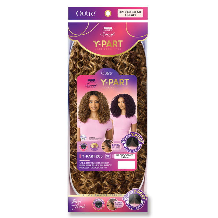 Swoop Series Perfect Hairline By Outre Glueless HD 5" Y-Part Lace Front Wig - Y-PART 205 Alexwigs