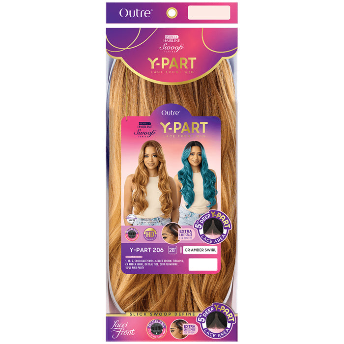 Swoop Series Perfect Hairline By Outre Glueless 5" Deep HD Lace Front Wig - Y-PART 206 Alexwigs