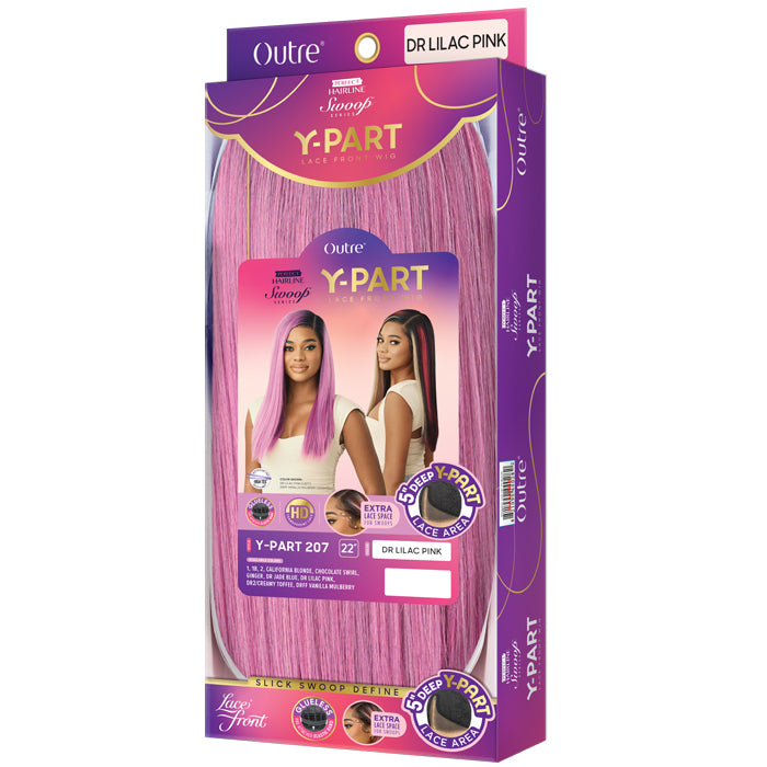 Swoop Series Perfect Hairline By Outre Glueless 5" HD Deep Lace Front Wig - Y-PART 207 Alexwigs