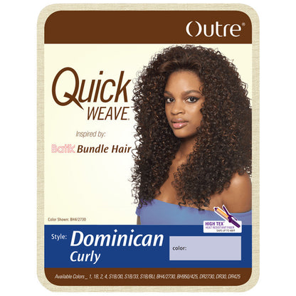 Outre Quick Weave Half Wig DOMINICAN CURLY (Inspired by Batik Bundle Hair) Alexwigs