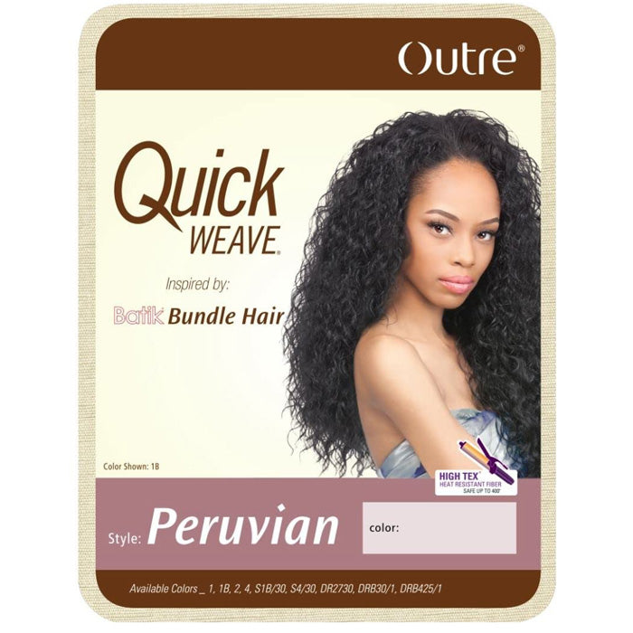 Outre Quick Weave Half Wig Batik Bundle Hair PERUVIAN Alexwigs
