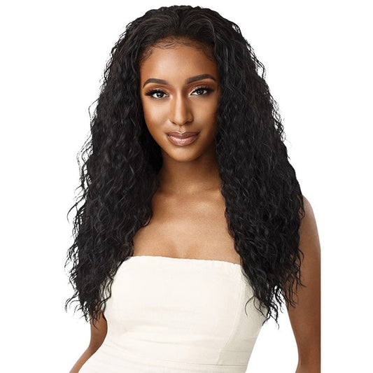 Outre Quick Weave Wet & Wavy Style Half Wig BEACH CURL 24" Alexwigs