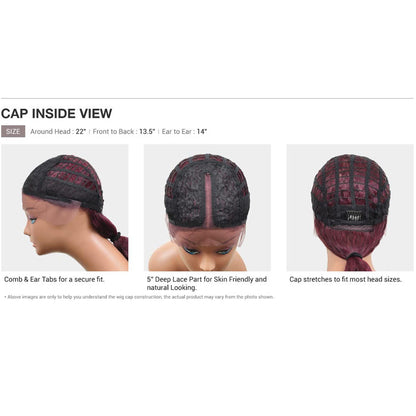 Mane Red Carpet 5" Deep HD Lace Front Wig - RCHD282 Alexwigs