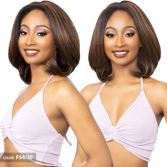 Janet Collection Remy Illusion Easy N Swift 100% Human Hair Prime Unimix Half Wig - AGRA Alexwigs