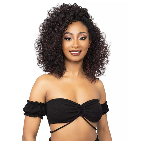 Janet Collection Remy Illusion Easy N Swift 100% Human Hair Prime Unimix Half Wig - DOHA Alexwigs