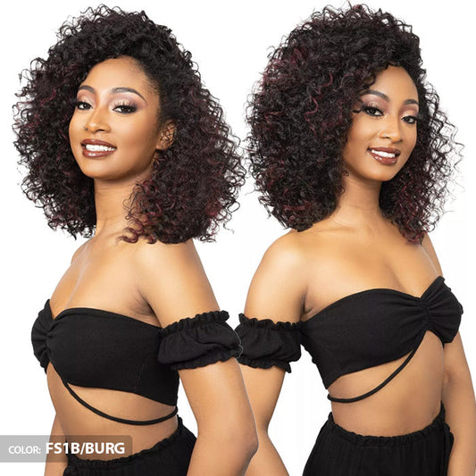 Janet Collection Remy Illusion Easy N Swift 100% Human Hair Prime Unimix Half Wig - DOHA Alexwigs