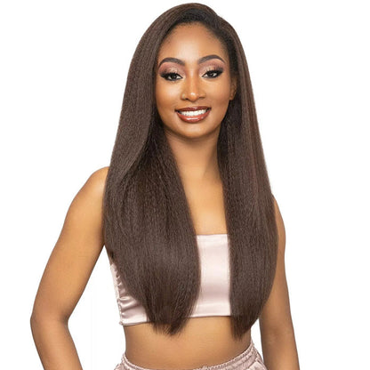 Janet Collection Remy Illusion Easy N Swift 100% Human Hair Prime Unimix Half Wig - VIGO Alexwigs