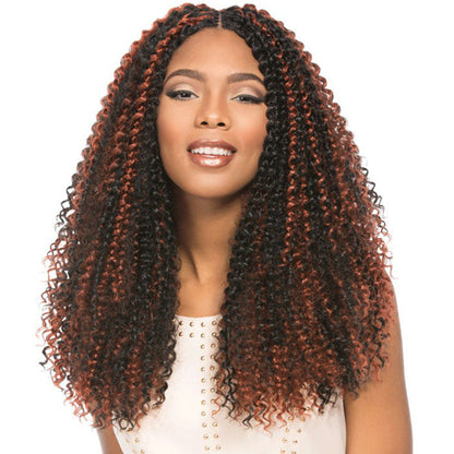 Sensationnel African Collection X-Pression Pre-Looped Crochet Braid ISLAND CURL 14 Inch Alexwigs