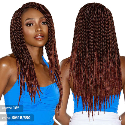 Sensationnel Ruwa Crochet Pre-Looped Braids - 3X Box Braid (14"/18") Alexwigs