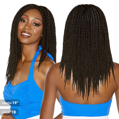 Sensationnel Ruwa Crochet Pre-Looped Braids - 3X Box Braid (14"/18") Alexwigs