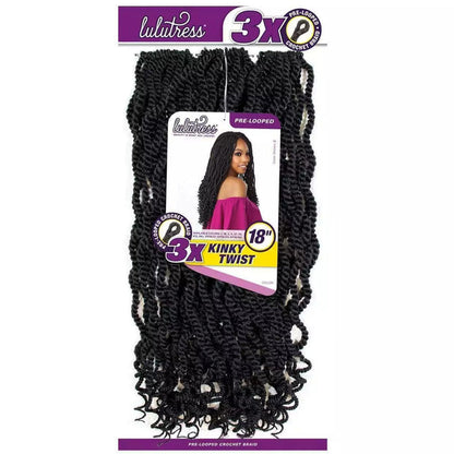 Sensationnel Lulutress Pre-Looped Crochet Braid - 3X KINKY TWIST 12/18" Alexwigs