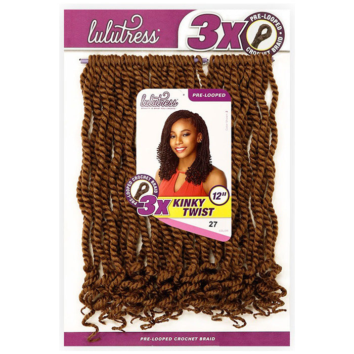 Sensationnel Lulutress Pre-Looped Crochet Braid - 3X KINKY TWIST 12/18" Alexwigs
