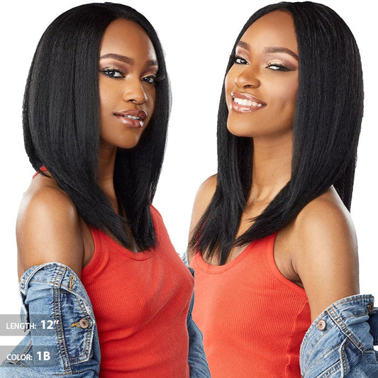 Sensationnel Premium Fiber Curls Kinks & Co Textured Clip-In - ALPHA WOMAN 12",18" Alexwigs