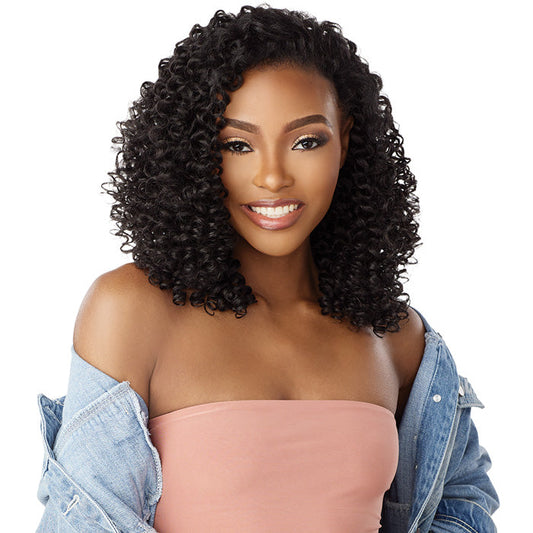 Sensationnel Curls Kinks & Co Textured Clip-Ins 9 PCS Hair Pieces - CURL CRUSHER 10" Alexwigs