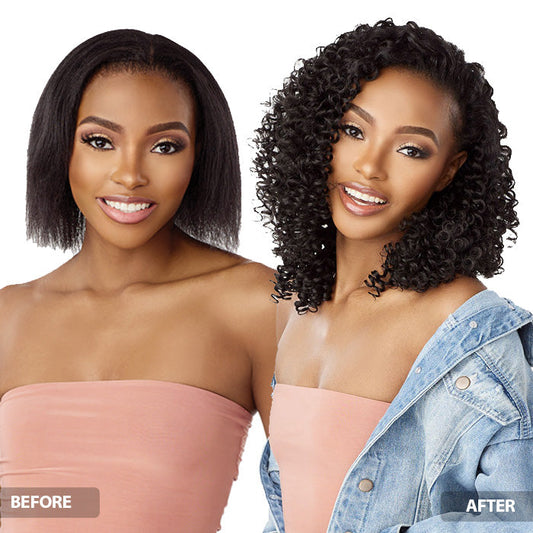 Sensationnel Curls Kinks & Co Textured Clip-Ins 9 PCS Hair Pieces - CURL CRUSHER 10" Alexwigs