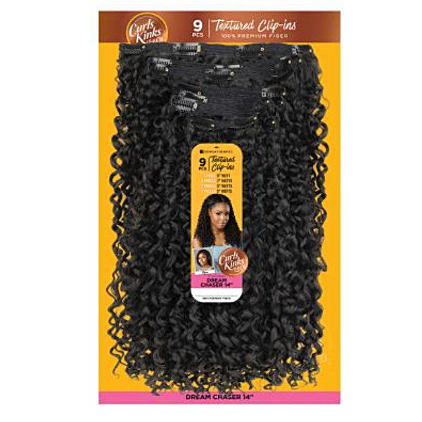 Sensationnel Premium Fiber Curls Kinks & Co Textured Clip-In - DREAM CHASER 14" Alexwigs