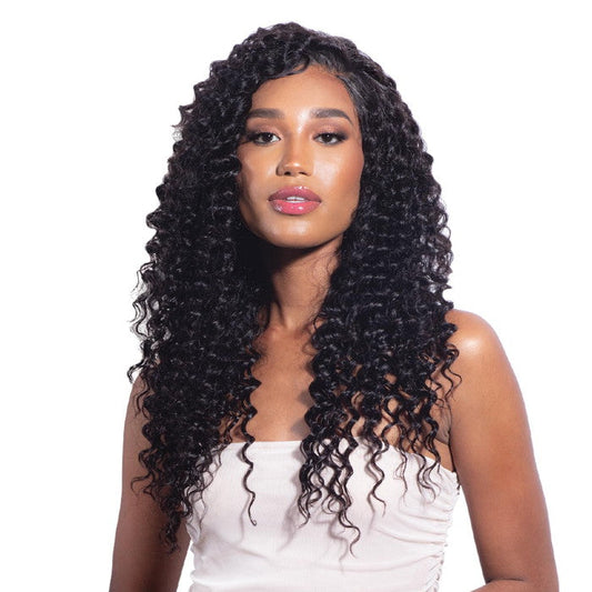 Shake N Go Glossy 100% Virgin Remy Hair HD 4x4 Lace Closure - 4x4 DEEP WAVE 12" Alexwigs
