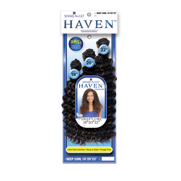 Shake N Go Haven Weave - DEEP CURL 18"/20"/22" (Multi Pack) Alexwigs