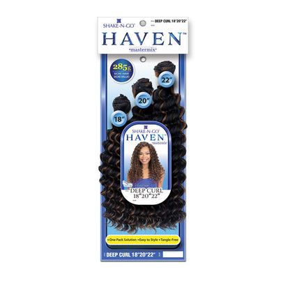 Shake N Go Haven Weave - DEEP CURL 18"/20"/22" (Multi Pack) Alexwigs