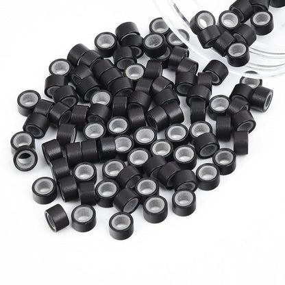 Lord and Cliff Micro Link Lock Beads Extension Rings - SILICON SHELL 100 Pcs (5/2.8/3 mm) Alexwigs