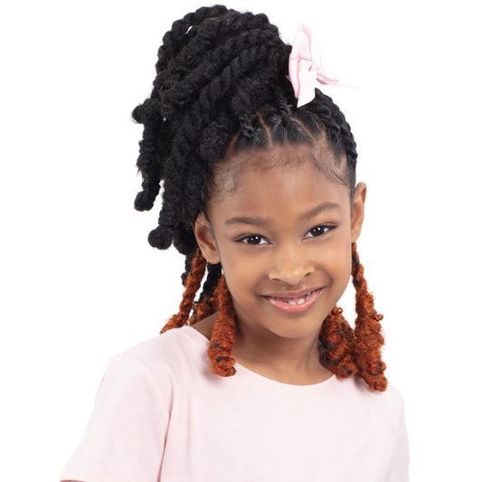 Equal by Shake N Go Crochet Braids 3x Kids Cuban Twist - SOFT & NATURAL 12" Alexwigs