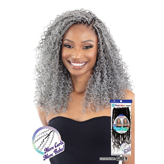 Freetress Pre-Looped Crochet Braid - 3X WATER CURL BOHO BRAIDS 12" Alexwigs