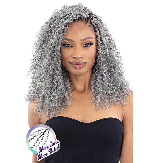 Freetress Pre-Looped Crochet Braid - 3X WATER CURL BOHO BRAIDS 12" Alexwigs