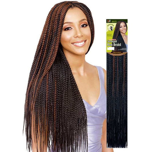 Bobbi Boss Pre-Looped Crochet Braids Hand Made - SENEGAL BOX BRAID 20/26" Alexwigs