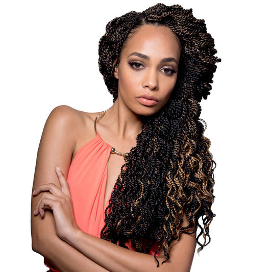 Bobbi Boss African Roots Pre-Looped Collection Braids - SENEGAL TWIST CURLY 14" Alexwigs