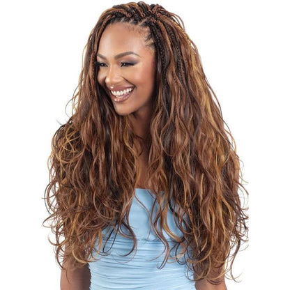 Shake N Go Organique Pre-Stretched Braids - BODY WAVE BULK 18" 2 Pcs Alexwigs