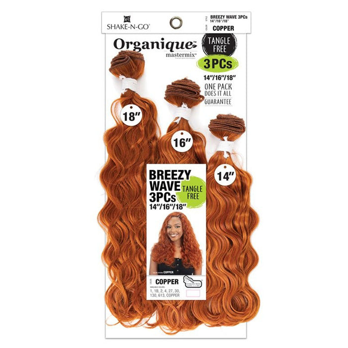 Shake-N-Go Organique MasterMix Weave - BREEZY WAVE 3pcs 14/16/18", 18/20/22" Alexwigs