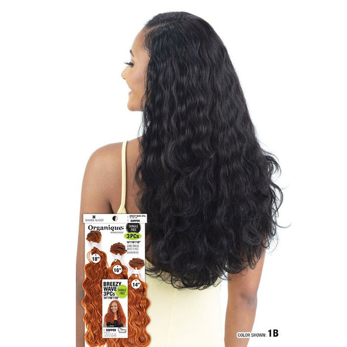 Shake-N-Go Organique MasterMix Weave - BREEZY WAVE 3pcs 14/16/18", 18/20/22" Alexwigs