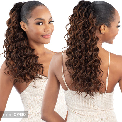 Shake N Go Que Drawstring Ponytail - Q-LOOSE DEEP 20" Alexwigs