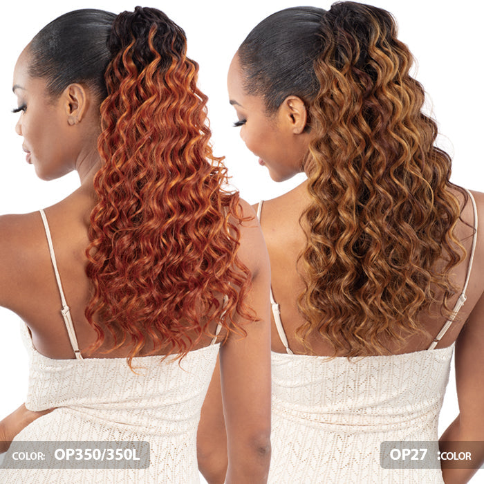 Shake N Go Que Drawstring Ponytail - Q-LOOSE DEEP 20" Alexwigs