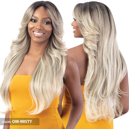 FreeTress Equal Curtain Bang HD Lace Wig - BOMBSHELL Alexwigs