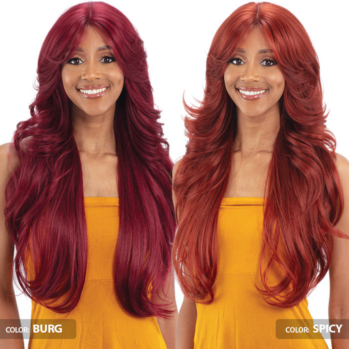 FreeTress Equal Curtain Bang HD Lace Wig - BOMBSHELL Alexwigs