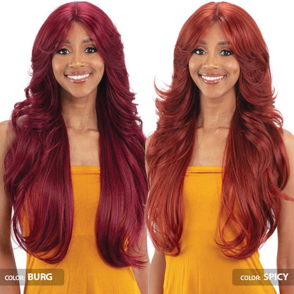 FreeTress Equal Curtain Bang HD Lace Wig - BOMBSHELL Alexwigs