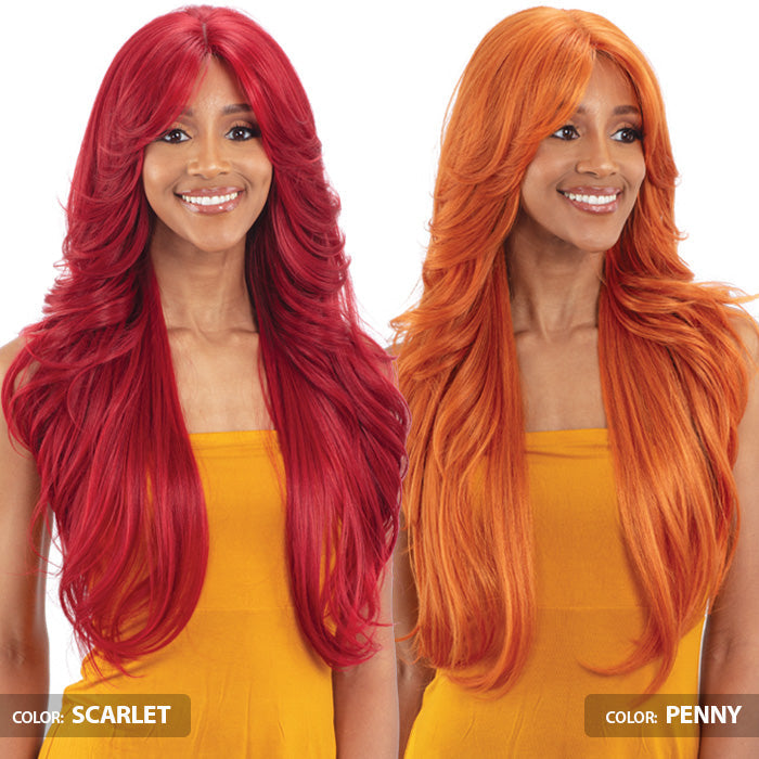 FreeTress Equal Curtain Bang HD Lace Wig - BOMBSHELL Alexwigs