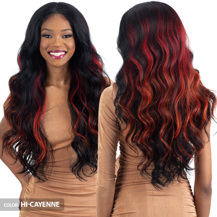 Shake N Go Legacy Human Hair Blend HD Lace Front Wig - FANTASIA Alexwigs