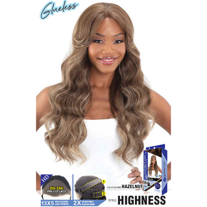 Shake N Go Masterclass Glueless 13x5 Pre-Plucked HD Lace Front Wig - HIGHNESS Alexwigs