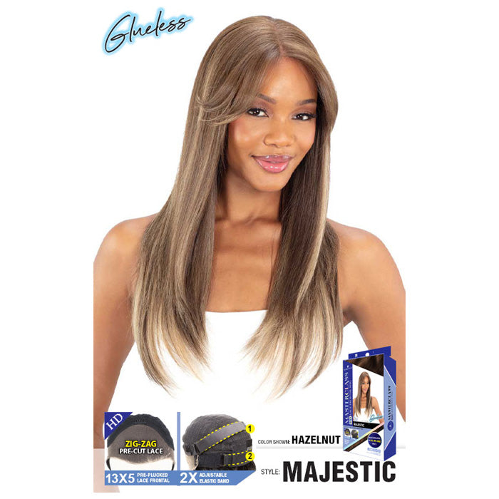 Shake N Go Masterclass Glueless 13x5 Pre-Plucked HD Lace Front Wig - MAJESTIC Alexwigs
