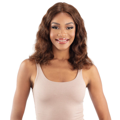 Golden By Shake N Go 100% Human Hair Glueless HD 5" Deep Part Lace Front Wig - ZARINA Alexwigs